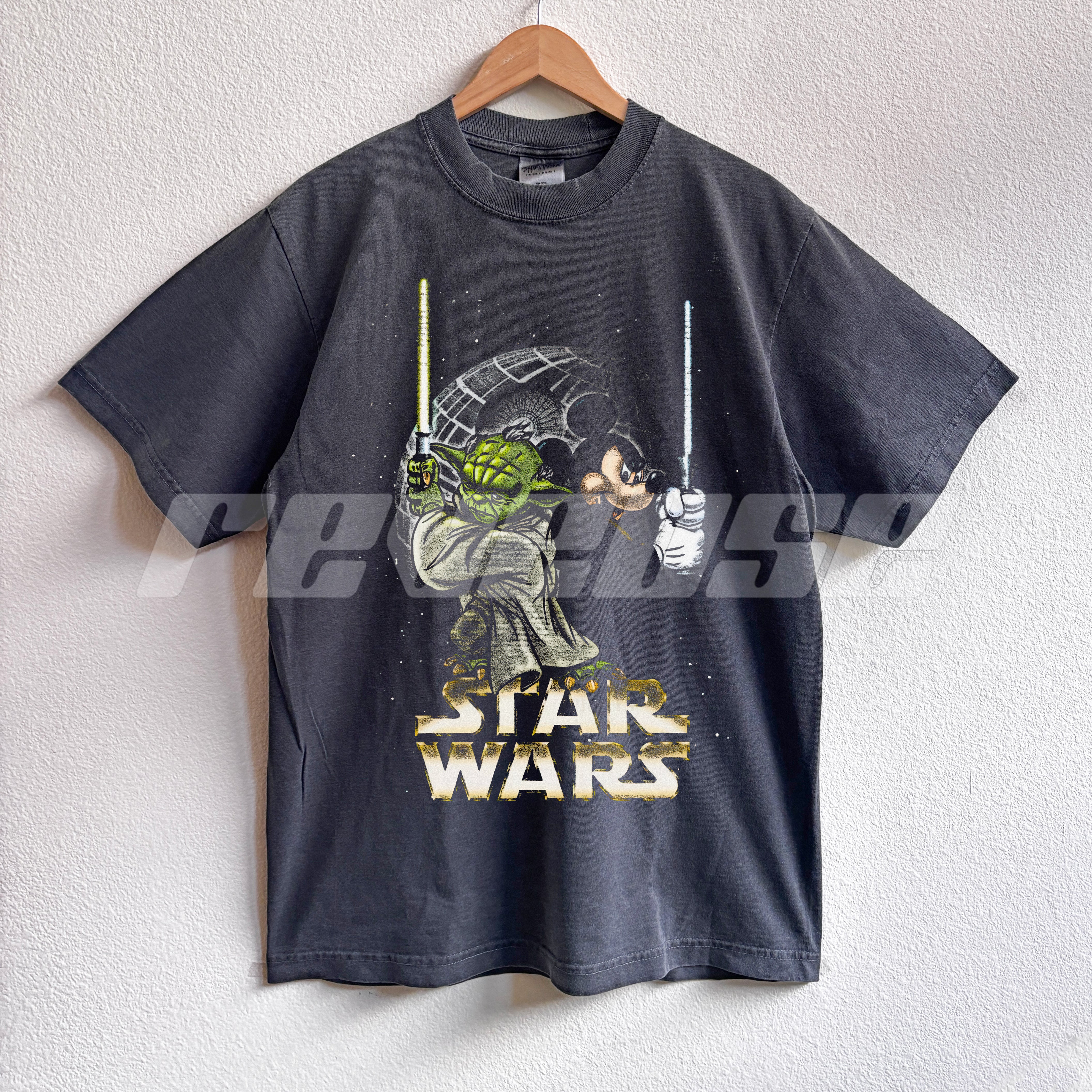 USディズニーパーク限定STAR WARS Yoda Tシャツ Oversized Star Wars Yoda Mickey Shirt | Vintage Disney Star
