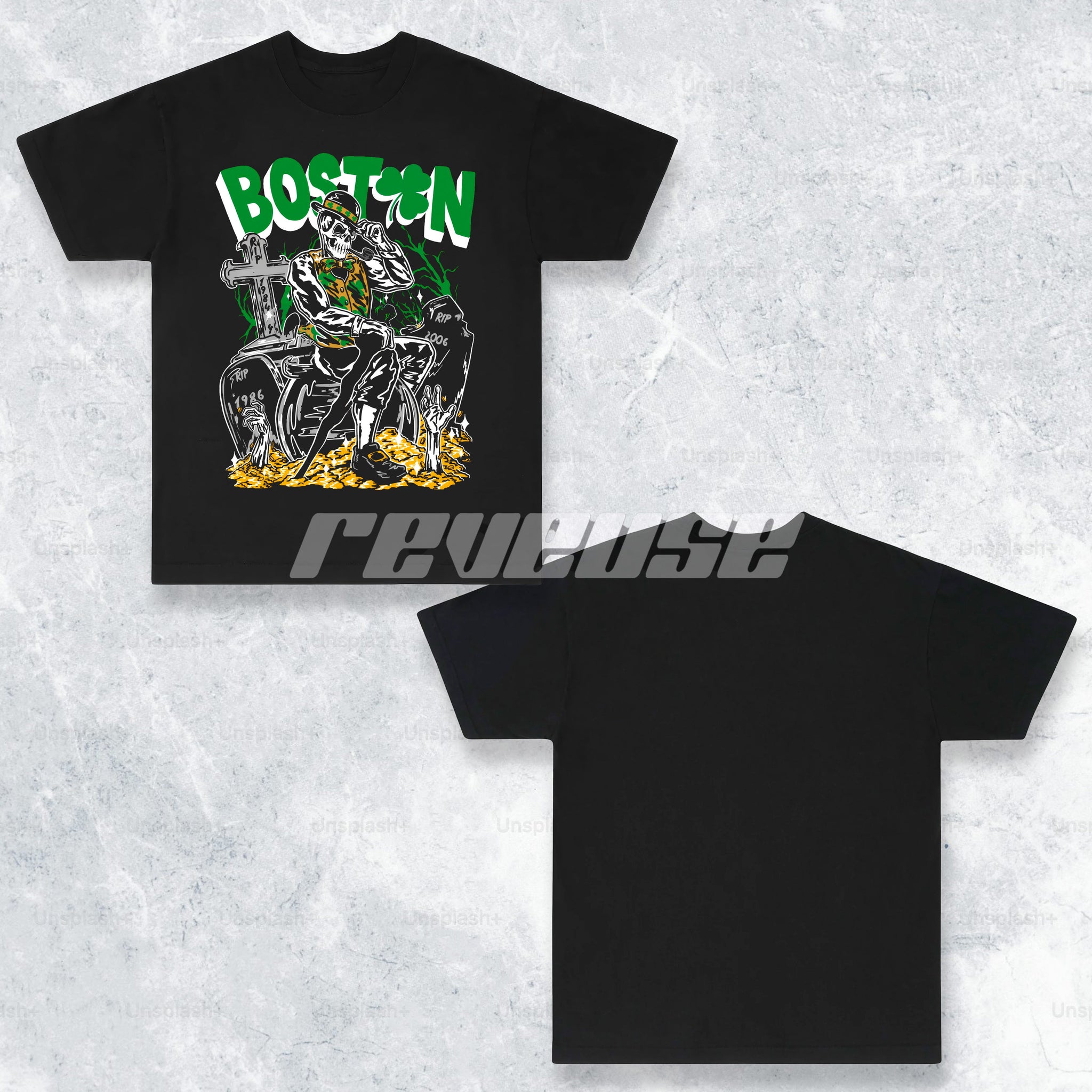 Boston Celtics Skeleton T-Shirt
