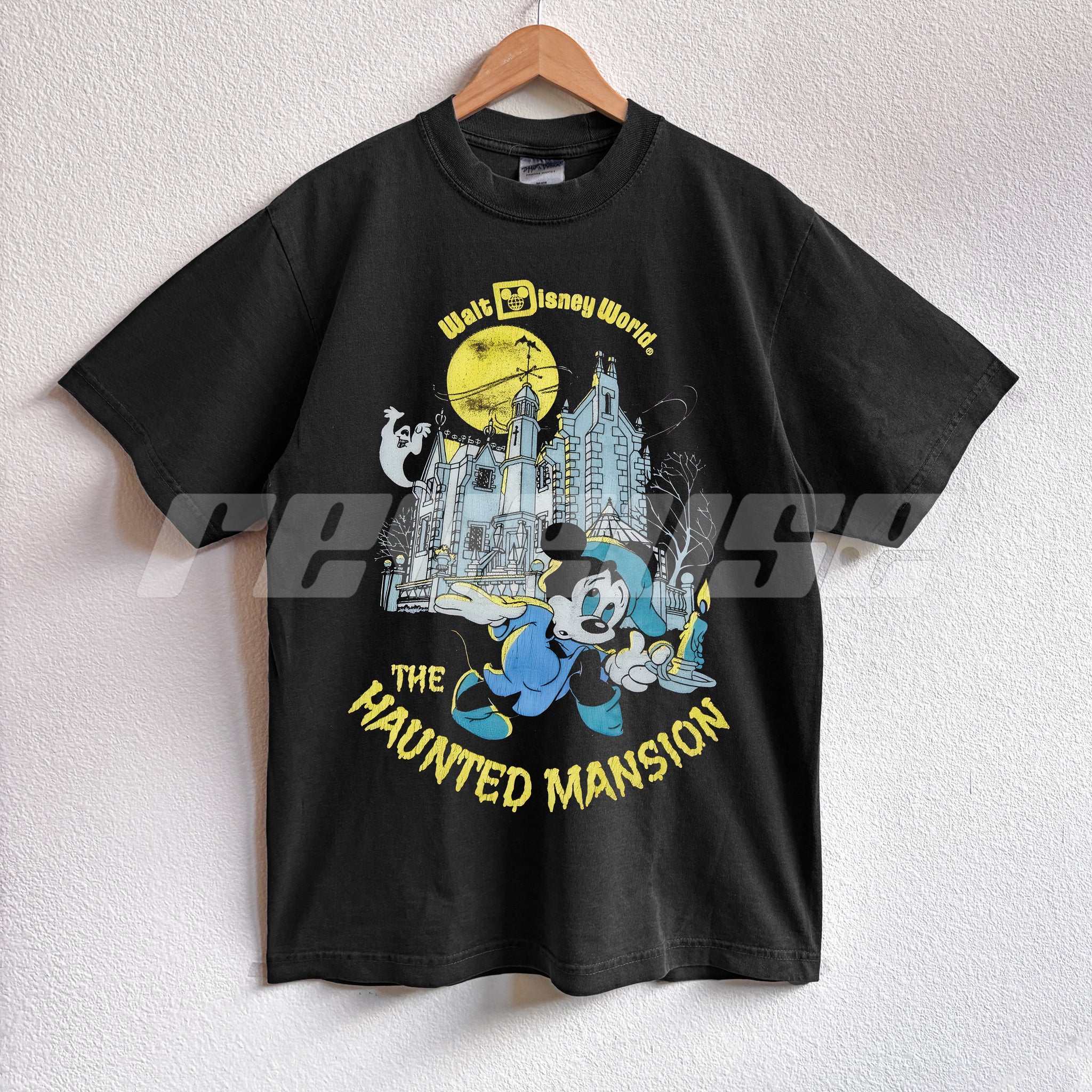 Disneyland Halloween Haunted Mansion Mickey Vintage Styled T-Shirt