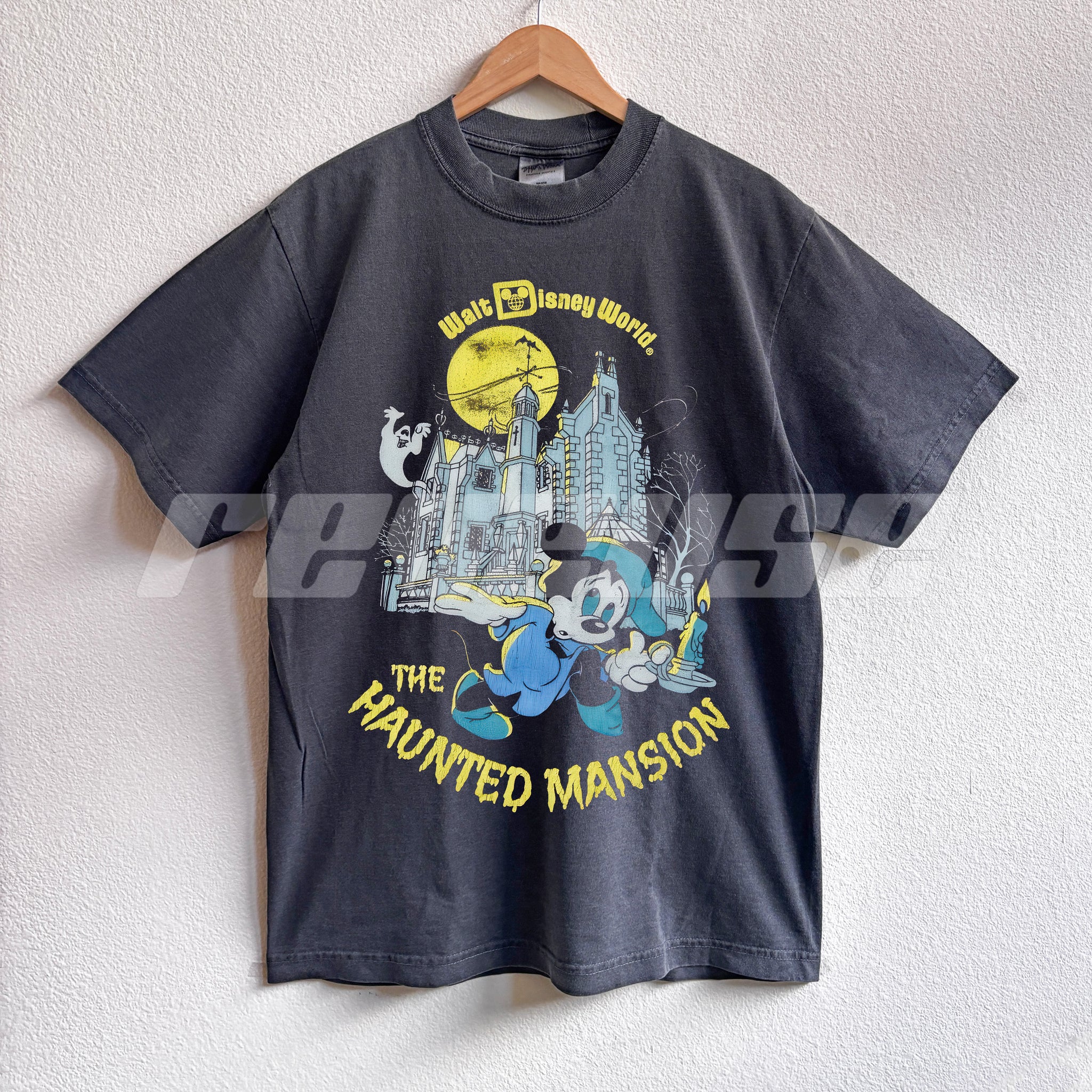 Disneyland Halloween Haunted Mansion Mickey Vintage Styled T-Shirt
