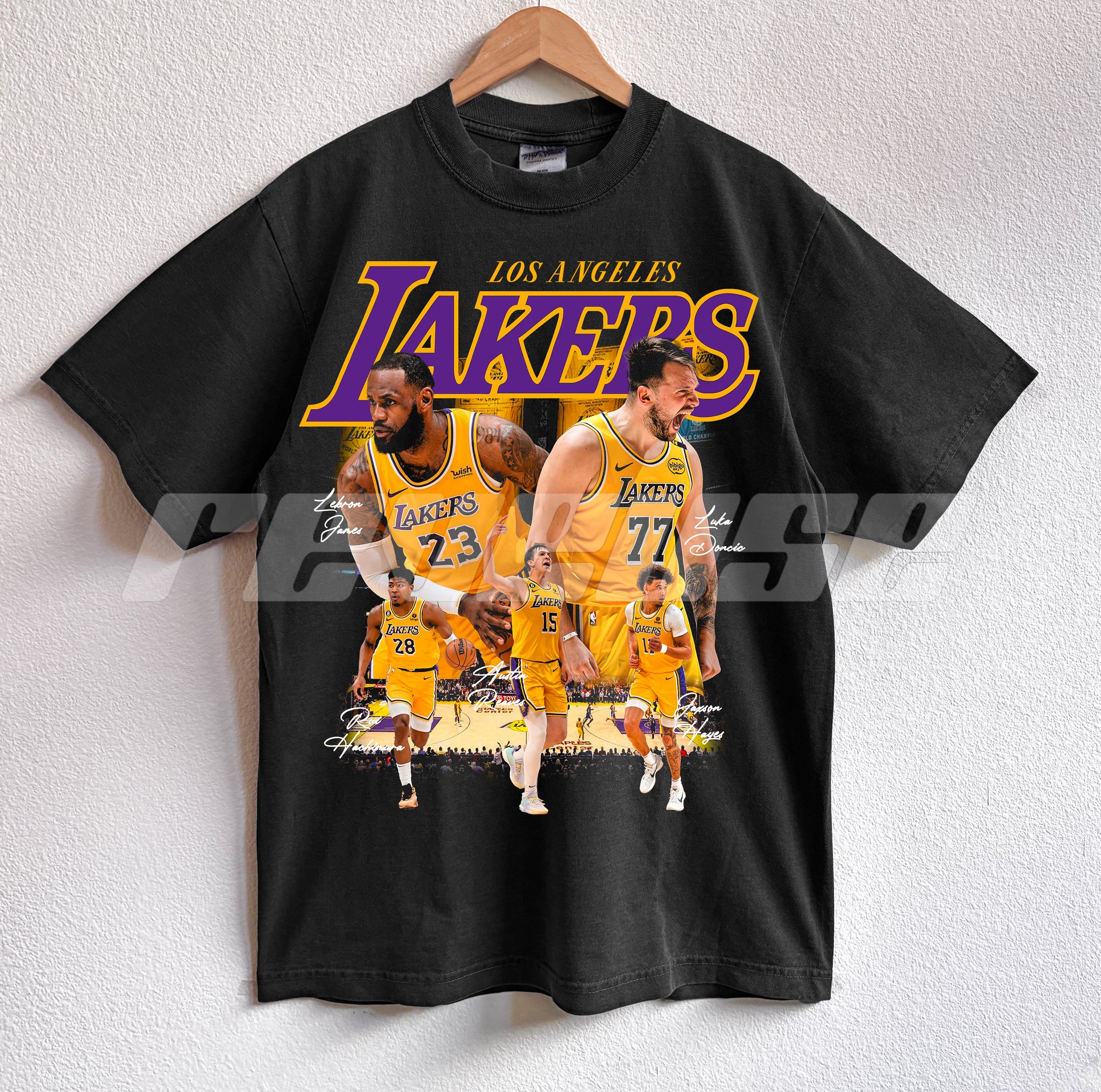 LA Lakers NBA Playoffs Starting 5 2025 T-Shirt