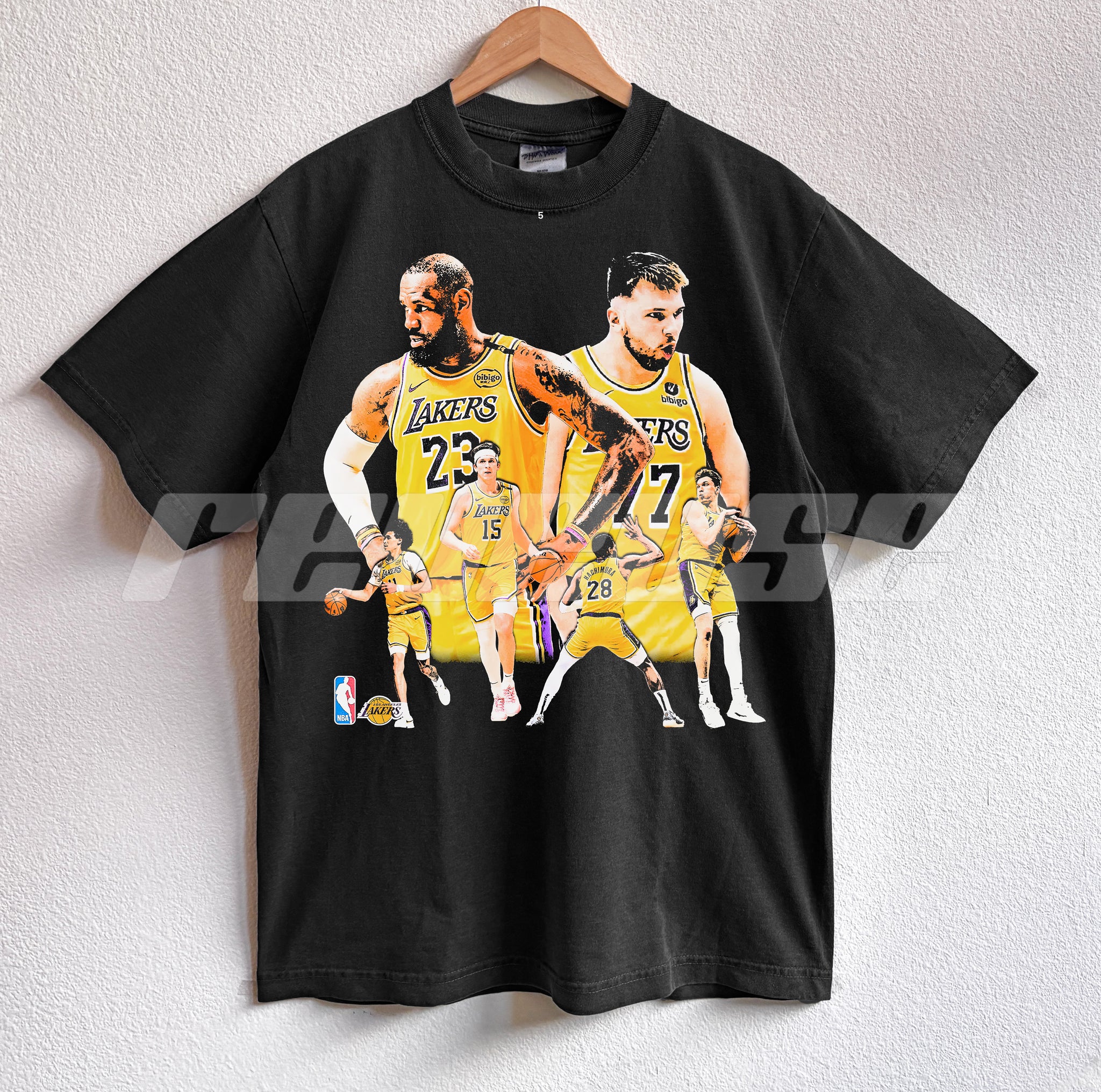 Luka Doncic & Lebron James Los Angeles Lakers T-Shirt