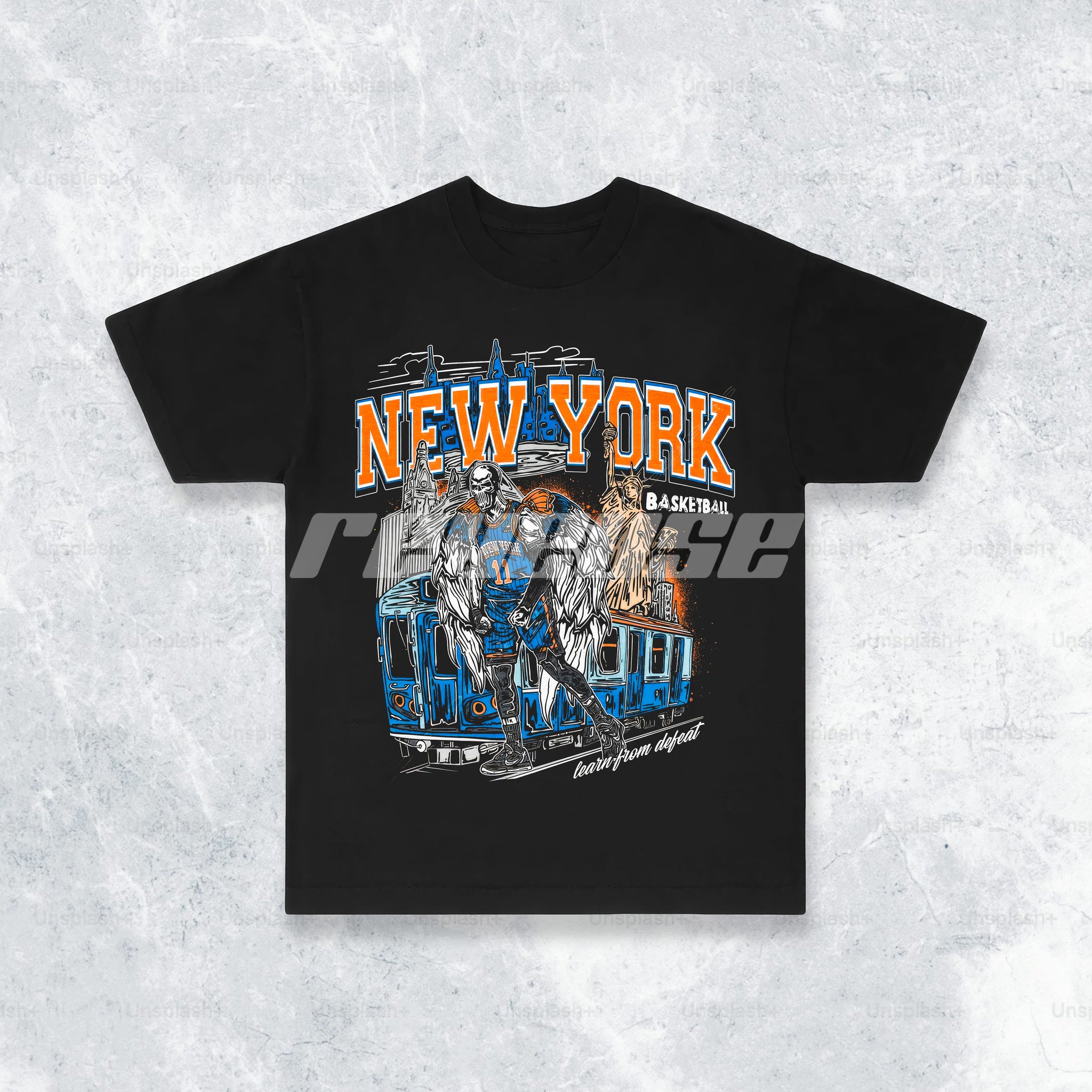 New York Knicks NBA Skeleton T-Shirt