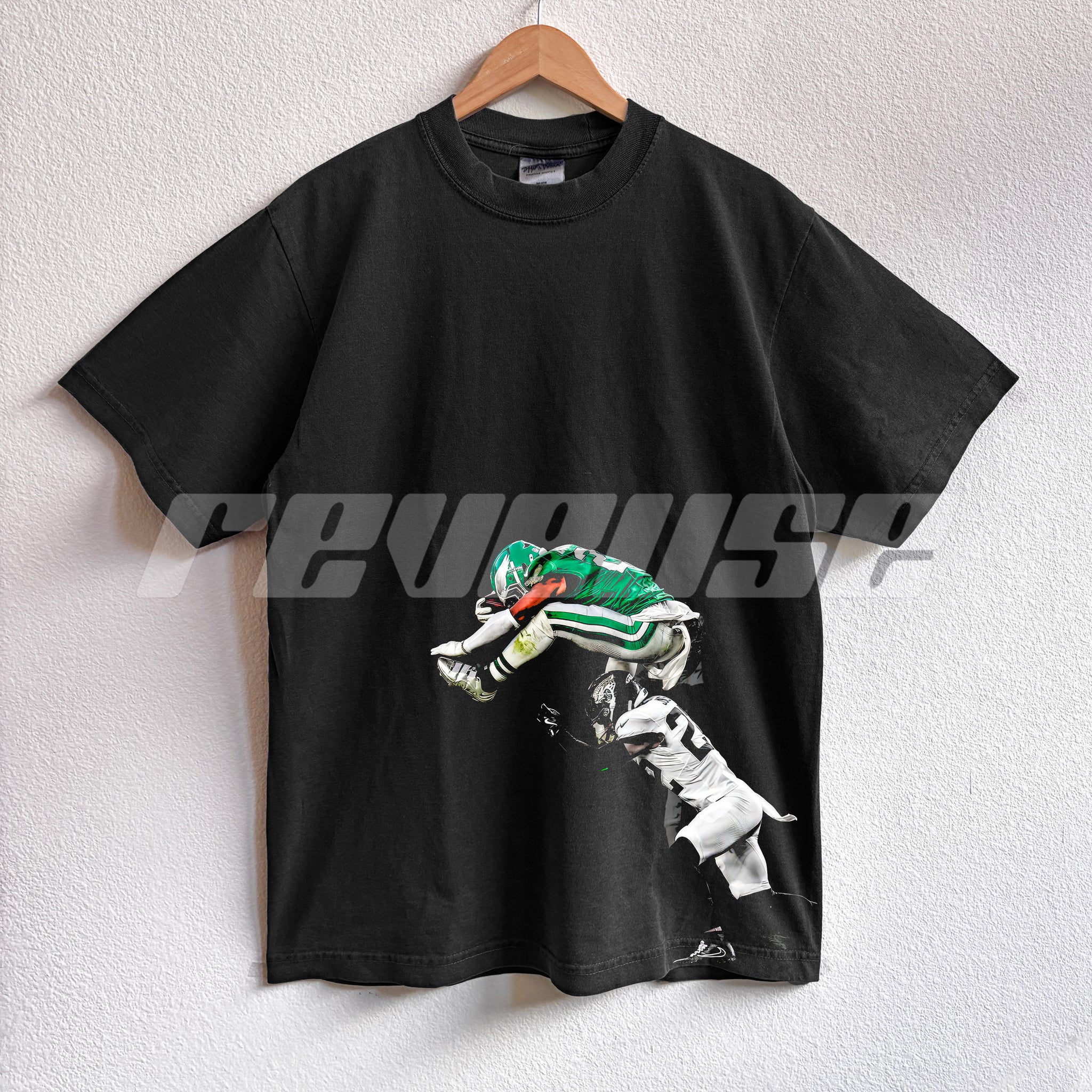 Saquon Barkley Hurdle Philadelphia Eagles NFL T-Shirt